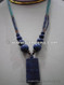 boho chic fashion lapis stone necklaces