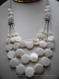cairo bellydance fashionable white stone necklaces online