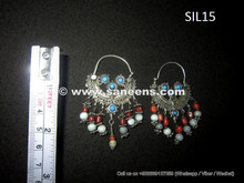 wholesale kuchi tribal earrings in pure silver