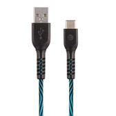 AT&T TCB04-BLU 4-Foot Charge and Sync USB to Type-C Cable (Blue) R810-CETTCB04BLU