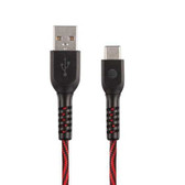 AT&T TCB10-RED 10-Foot Charge and Sync USB to Type-C Cable (Red) R810-CETTCB10RED
