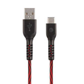 AT&T TCB04-RED 4-Foot Charge and Sync USB to Type-C Cable (Red) R810-CETTCB04RED