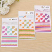 3 Pcs Korea Simple Life Painting Diary Stickers Diary Book Album Decoration C122-1011059