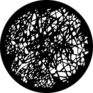 Rosco tangled lighting texture breakup steel lighting gobo