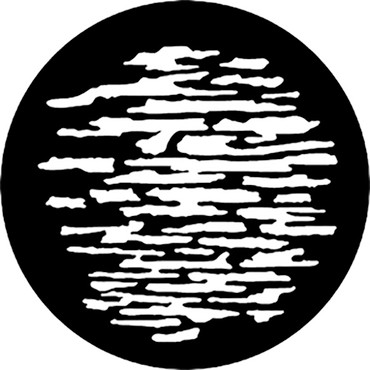 Rosco interlocking grain pattern texture steel lighting gobo