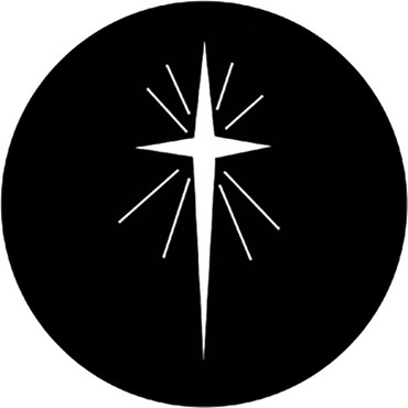 Rosco star of Bethlehem religious steel lighting gobo