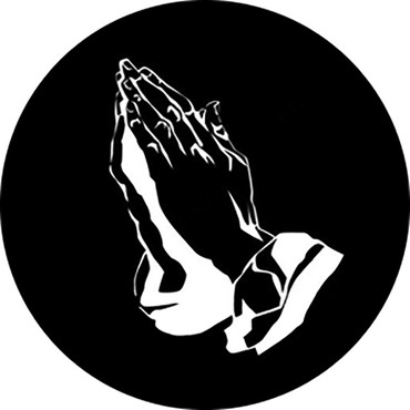 Rosco praying hands steel lighting gobo