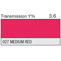 LEE Filters - 027 Medium Red