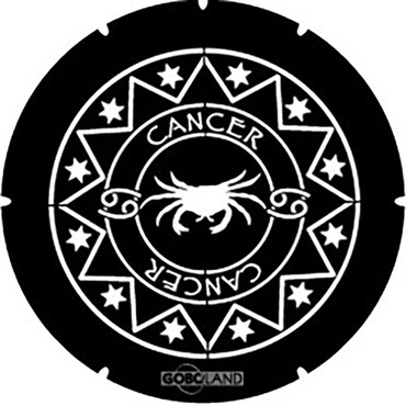 Goboland Cancer astrology steel lighting gobo