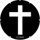 Goboland simple religious cross steel lighting gobo