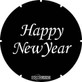Happy New Year Decorative font steel (Goboland)