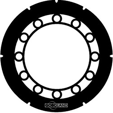 goboland circle port hole window steel metal gobo