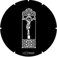 goboland stained glass Christ crucifixion church window steel lighting gobo