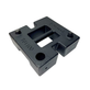 Doughty TV Brace Weight (T61100) shown in black with carry handle, location lugs, spigot hole, and strapping points.
