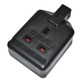 Permaplug - 13A Permaplug Socket - Black