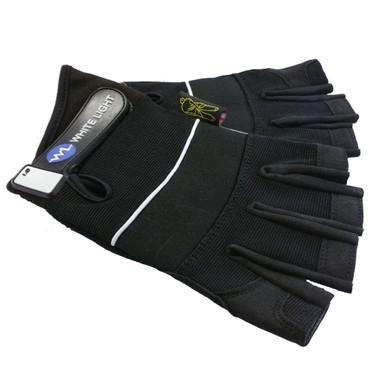 WL Dirty Rigger Gloves - Comfort Fit Fingerless Back Of hands