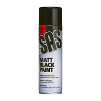 SAS tough black spray paint Matt