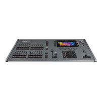Zero 88 - FLX Console  overview of desk surface 