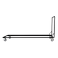 RAT Stands - The Concert Stand Trolley Left Profile of stand dolly