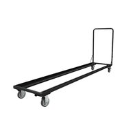 RAT Stands - The Concert Stand Trolley Front left angle of trolly showing castors