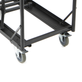 RAT Stands - Performer3 Storage and transportation Trolley close up of rear castors 
