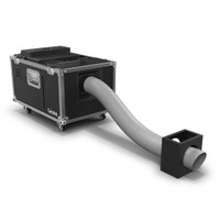 Chauvet DJ - Cumulus Low Fog machine front right hose extended to ground