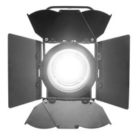 Elation Professional - KL Fresnel 4 CW Front view bean shaping barndoors cool white light