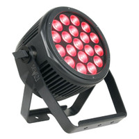 Elation Professional - SEVEN Series front right of fixture on red split yoke standing