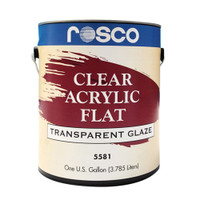 Rosco Clear Acrylic Glaze Flat Transparent Glaze