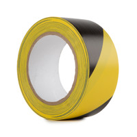 LE Mark - Black & Yellow Hazard Warning PVC Tape 50mm x 33m