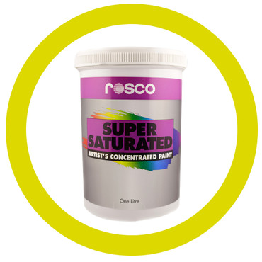 Rosco - Supersaturated Roscopaint Lemon Yellow 1 liter