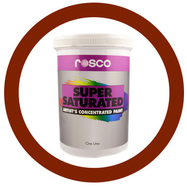 Rosco - Supersaturated Roscopaint Burnt Sienna 1 liter