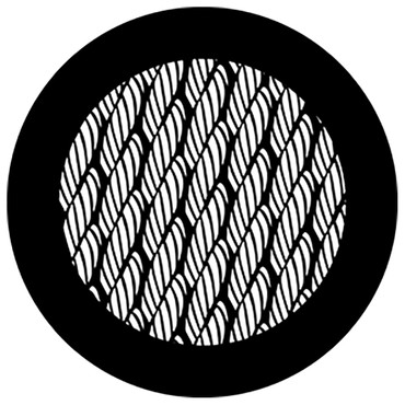 Rosco Rope Texture  breakup steel lighting gobo