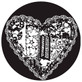 Rosco Lace Heart steel lighting gobo