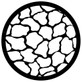 Rosco Giraffe Texture 1 steel lighting gobo