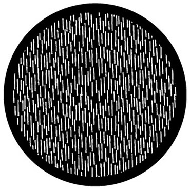 Rosco Hard Rain steel lighting gobo