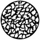 Rosco Barbed Breakup steel lighting gobo