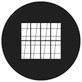 Rosco Window 25 Steel Gobo