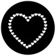 Rosco Heart of Hearts Steel Gobo