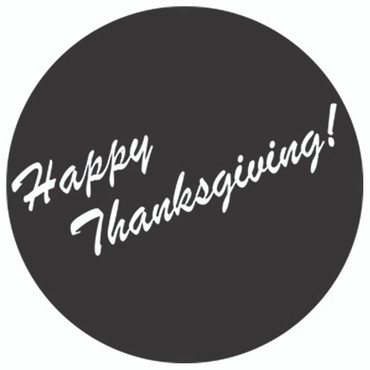 Rosco Happy Thanksgiving 1 Steel Gobo