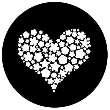 Rosco Filled Heart Steel Gobo
