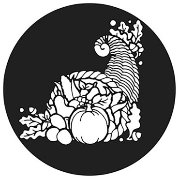 Rosco Thanksgiving Cornucopia Steel Gobo