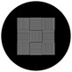 Rosco Striped 9 Square Steel Gobo