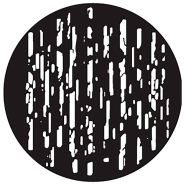 Rosco Patchy Lines Breakup B Steel Gobo