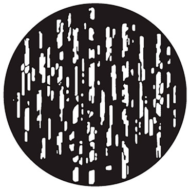 Rosco Patchy Lines Breakup A  Steel Gobo