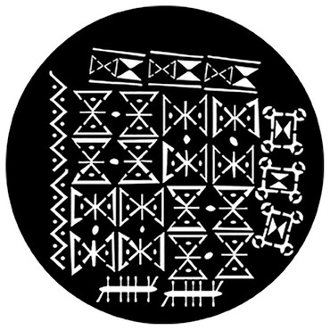 Rosco African Mud Cloth Breakup Steel Gobo