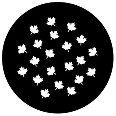 Rosco Maple Leaf Breakup small Steel Gobo