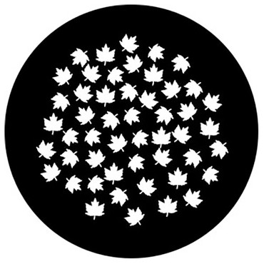 Rosco Maple Leaf Breakup large Steel Gobo