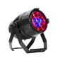 Elation Professional - Limelight Par L front right of floor par on blue/red