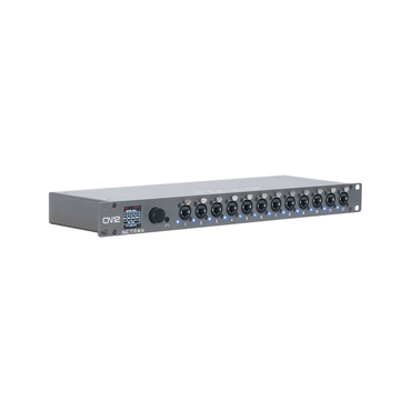Obsidian Control Systems - Netron EN12-45 Front Right of rack mount ethernet splitter